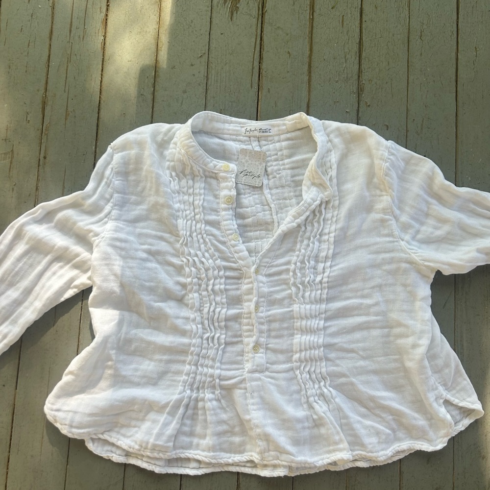 FREE PEOPLE BEACH BLOUSE NWT